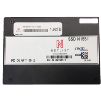 NVMe Netlist N1551 1.92TB 2.5" PCIe Enterprise SSD  NS1551U711T9-5T1A000